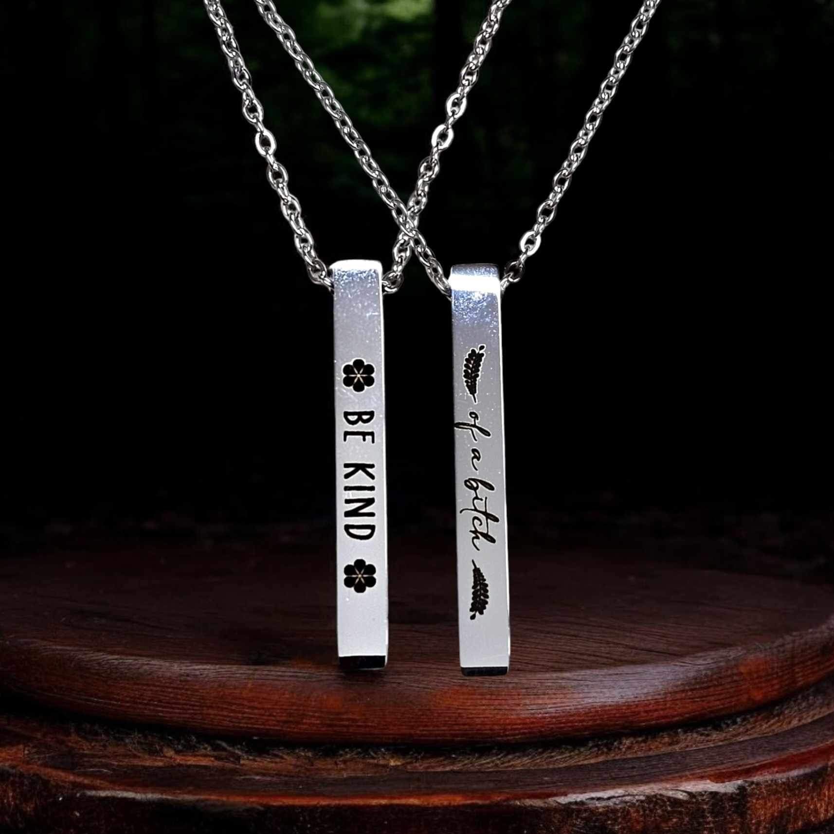 Naughty “Be Kind” Necklace
